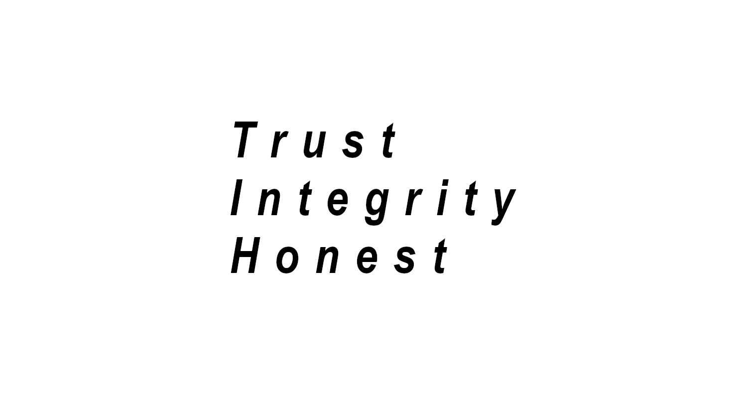 Trust-Integrity-Honest